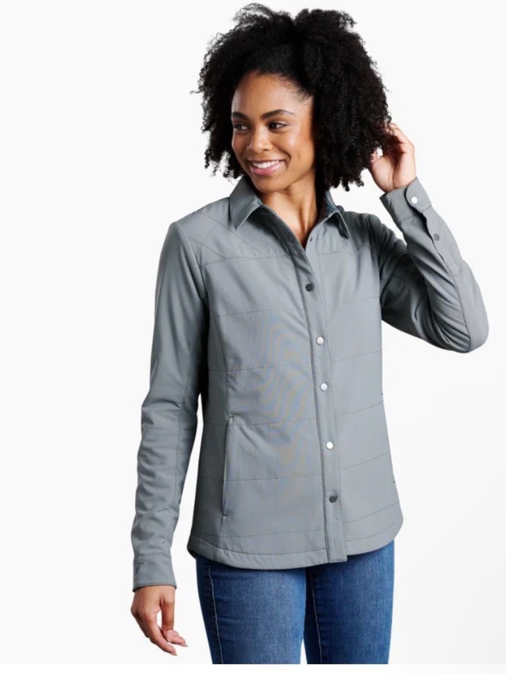 Kuhl Aurora Shirtjak blue size medium button down
